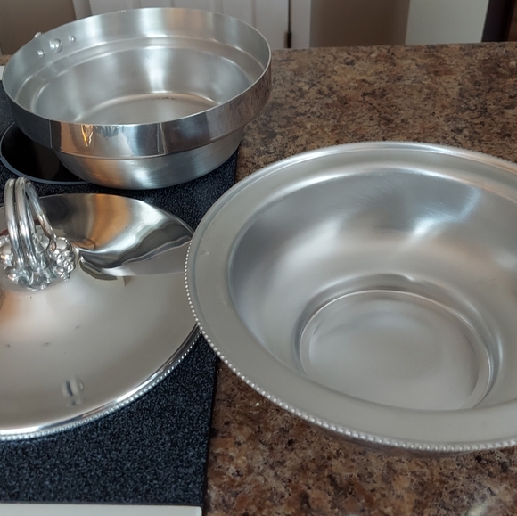 Vintage MCM Chafing Dish - Picture 4 of 12